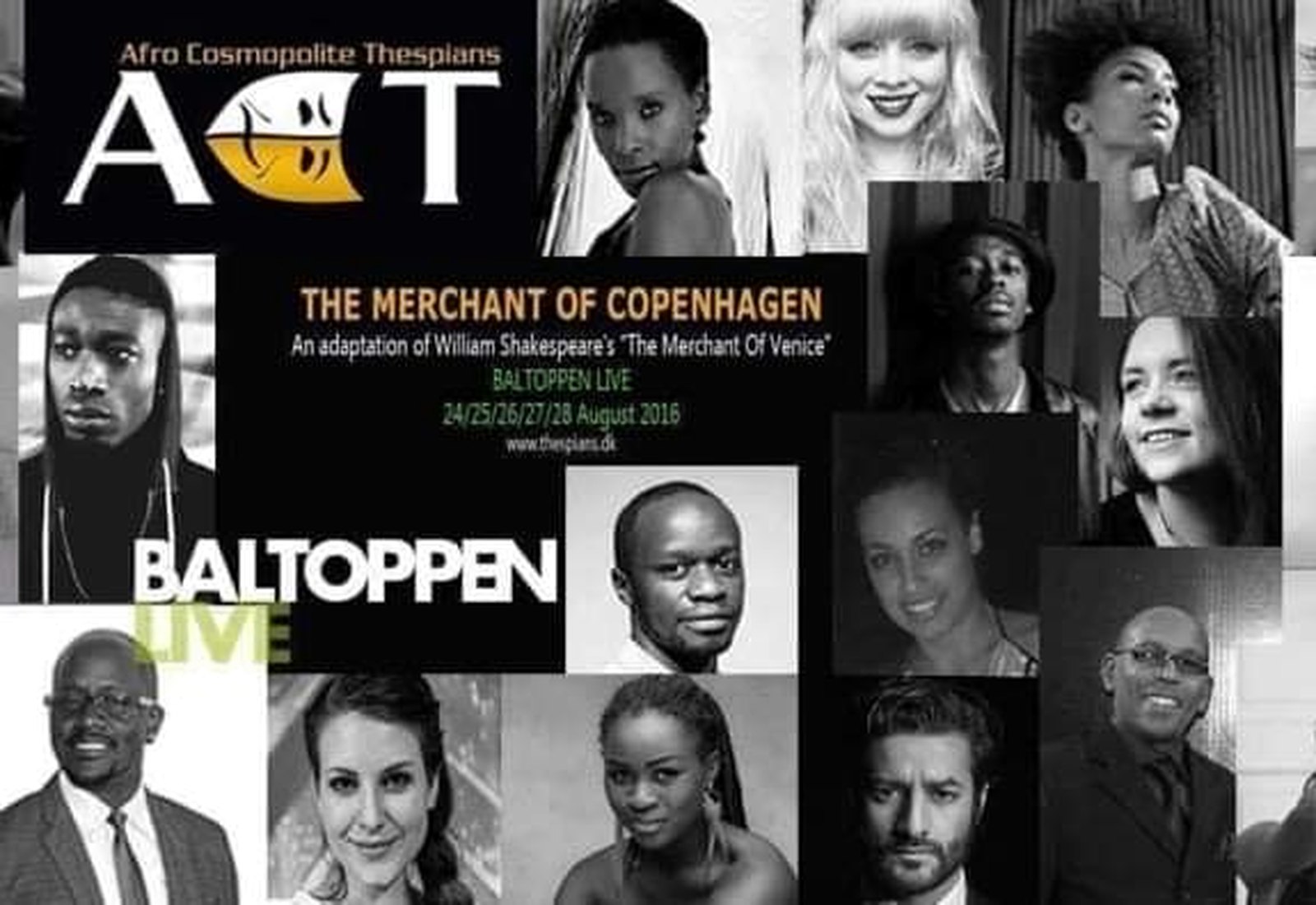 The Merchant of Copenhagen poster collage