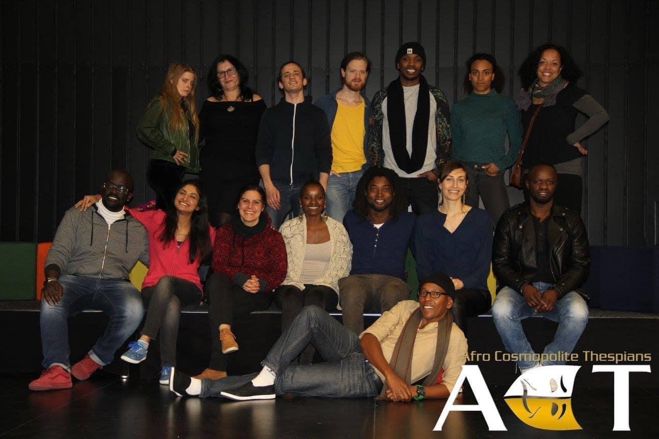 Cast and creative team during the Share Experience Workshop in Malmö for An Enemy of the People.